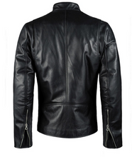 Load image into Gallery viewer, Black Biker Leather Jacket | Leather Biker Jacket | Motorbike Jackets
