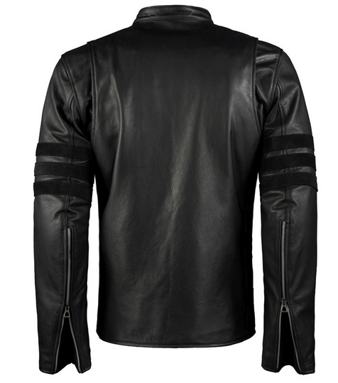 X Men Black Biker Leather Jacket | Leather Motorbike Riding Jackets