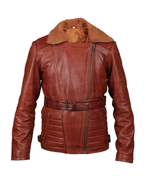 Blingsoul Women Asymmetrical Jacket - Shearling leather