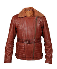 Load image into Gallery viewer, Blingsoul Women Asymmetrical Jacket - Shearling leather
