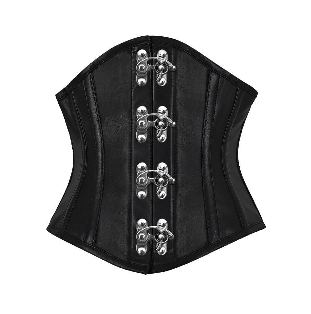 Giulietta Sexy Underbust Corset - Shearling leather
