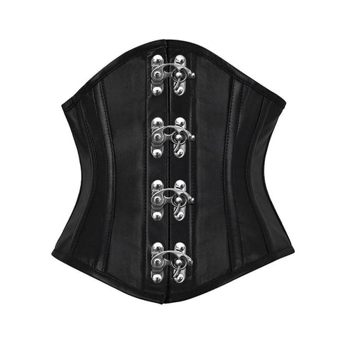Giulietta Sexy Underbust Corset - Shearling leather