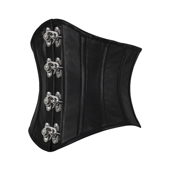 Giulietta Sexy Underbust Corset - Shearling leather