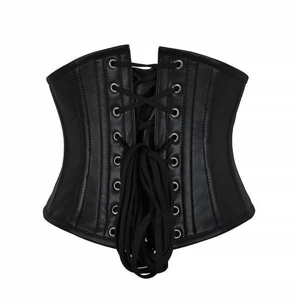 Giulietta Sexy Underbust Corset - Shearling leather