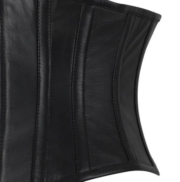 Giulietta Sexy Underbust Corset - Shearling leather
