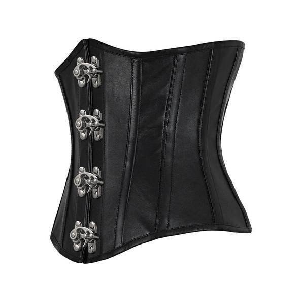 Gizelle Underbust Corset - Shearling leather
