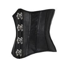 Load image into Gallery viewer, Gizelle Underbust Corset - Shearling leather

