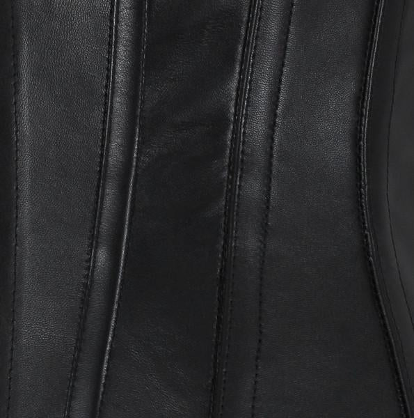 Gizelle Underbust Corset - Shearling leather