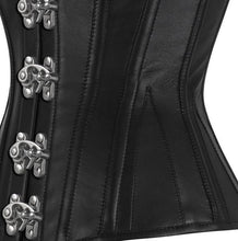 Load image into Gallery viewer, Grace Overbust Corset - Shearling leather
