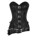 Gracelynn Overbust Corset - Shearling leather