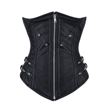 Load image into Gallery viewer, Williams Sheep Nappa Leather Underbust Corset - Shearling leather
