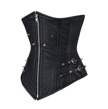 Load image into Gallery viewer, Williams Sheep Nappa Leather Underbust Corset - Shearling leather

