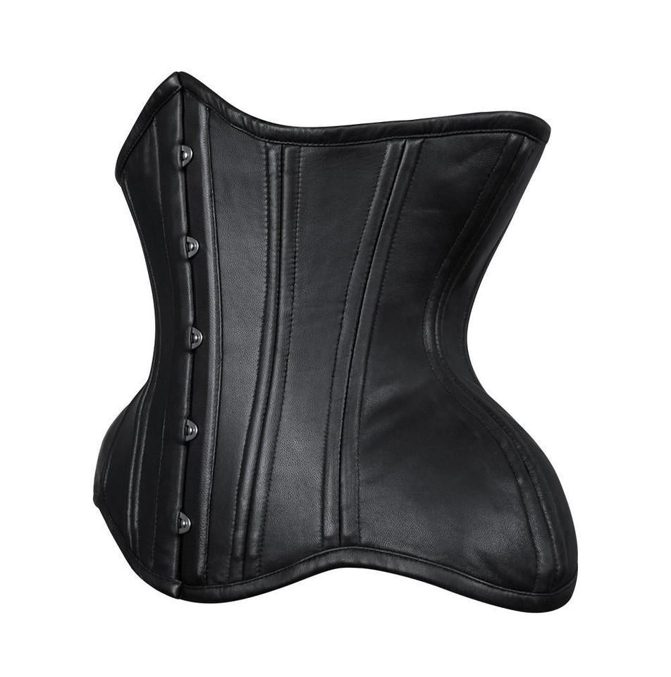 Rinnaa New Curvy Waist Trainer in Genuine Sheep Napa Leather - Shearling leather