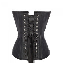 Load image into Gallery viewer, Anzela Sheep Napa Leather Corset with Criss Cross Lacing - Shearling leather
