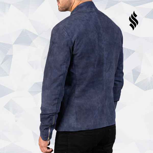 Suede Biker Leather Jacket | Leather Biker Jacket | Biker Jacket