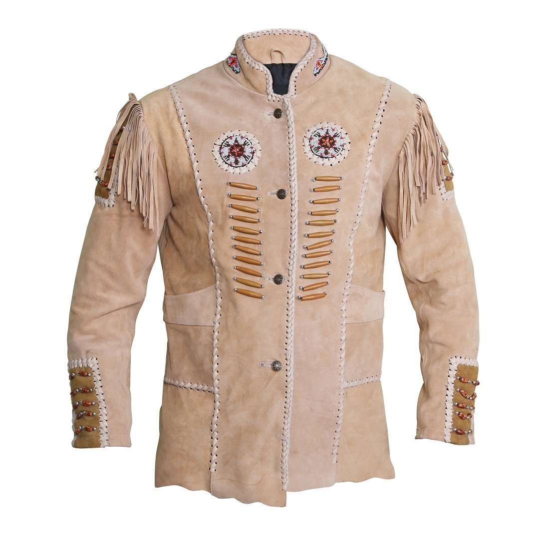 Classic Tortilla Leather Coat - Shearling leather