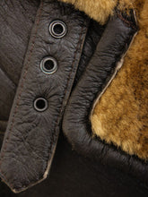 Load image into Gallery viewer, Mens Brown Lambskin Leather Winter Trench Coat
