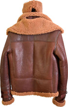 Load image into Gallery viewer, Mens B3 Bomber Leather Jacket With Fur | Buy Best Fur jackets Online
