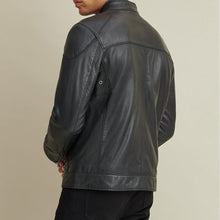 Load image into Gallery viewer, Men&#39;s Leather Biker Jacket | Leather Riding Jacket | Motorbike Jackets
