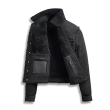 Load image into Gallery viewer, Shearling leather Jacket
