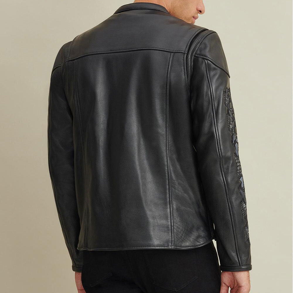 black Leather Rider Jacket