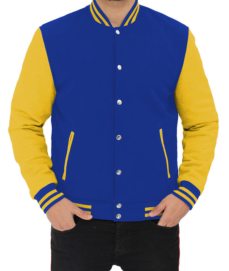 Blue and Yellow Varsity Jacket