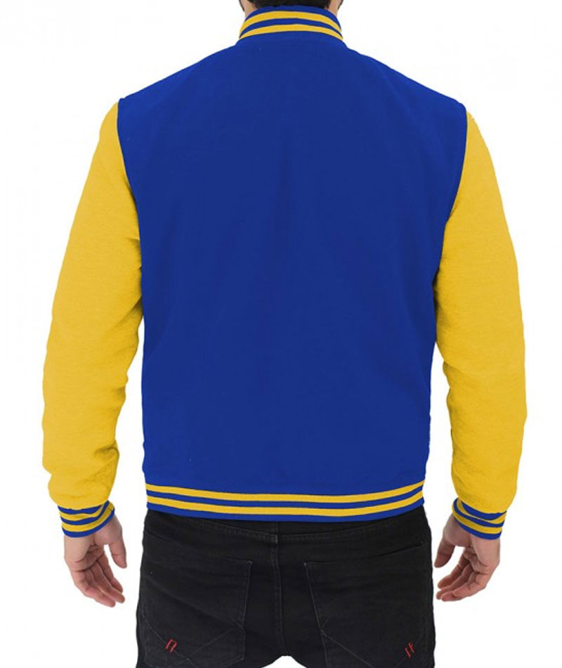 Blue and Yellow Varsity Jacket