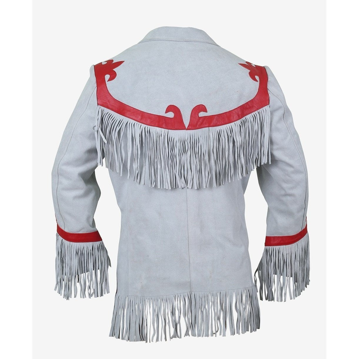 Luxurious Leather Blazer with Fringes | Buy Western Leather Jackets