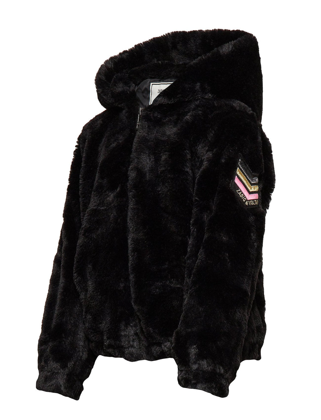 Malia Fur Black Leather Jacket - Shearling leather