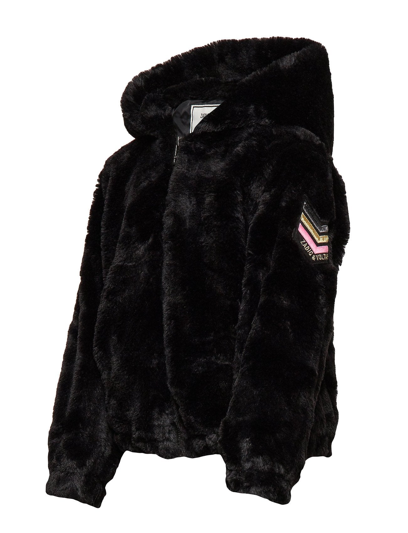 Malia Fur Black Leather Jacket - Shearling leather
