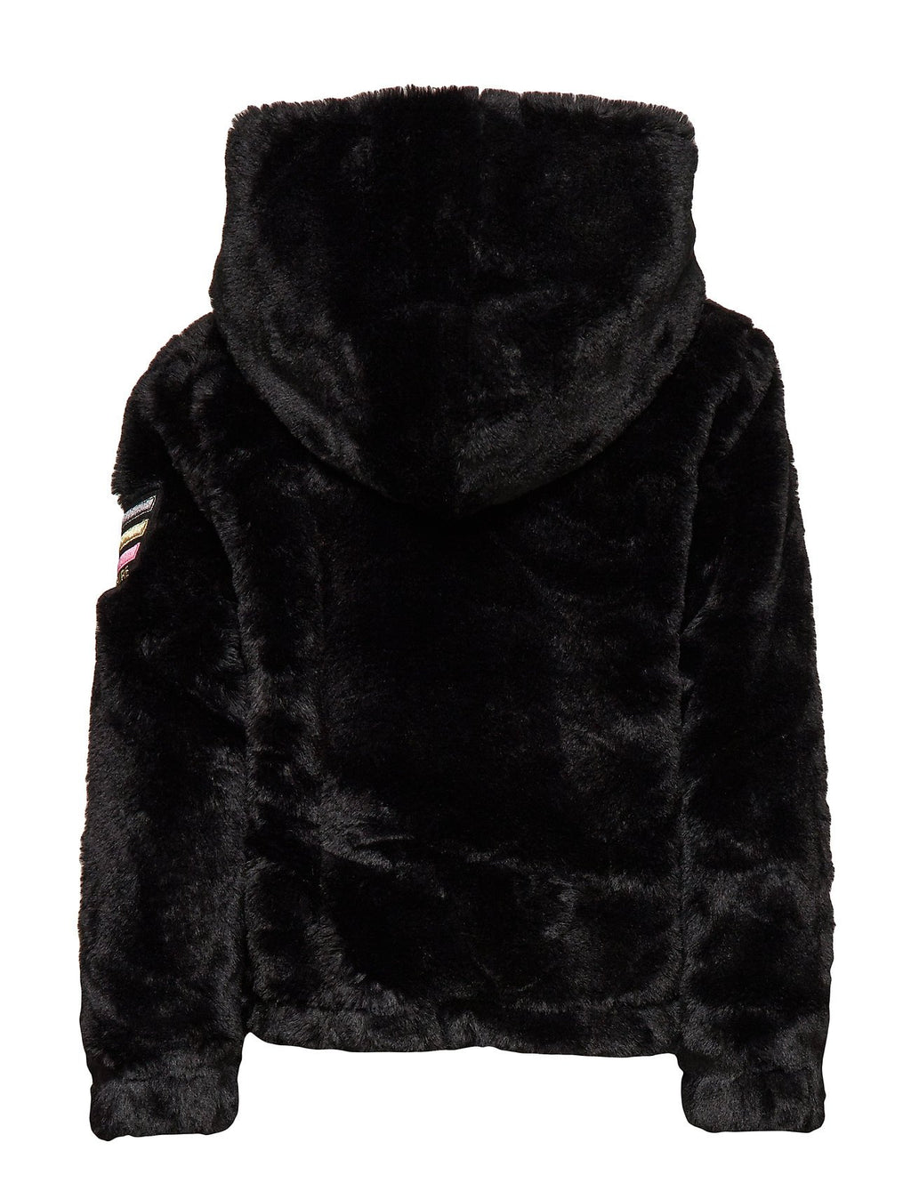 Malia Fur Black Leather Jacket - Shearling leather