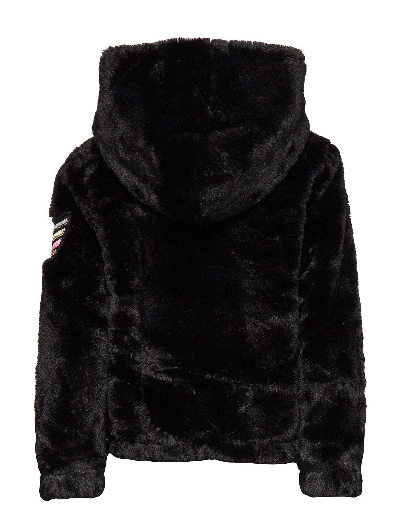 Malia Fur Black Leather Jacket - Shearling leather