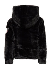 Load image into Gallery viewer, Malia Fur Black Leather Jacket - Shearling leather
