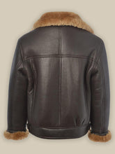 Load image into Gallery viewer, Men B3 Shearling Bomber Leather Jacket - Shearling leather
