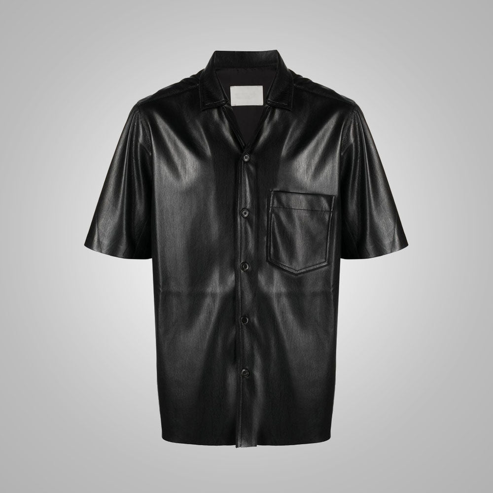 Leather Shirts Men - Mens Leather Shirt Leather Shirts Men - Mens Leather Shirt