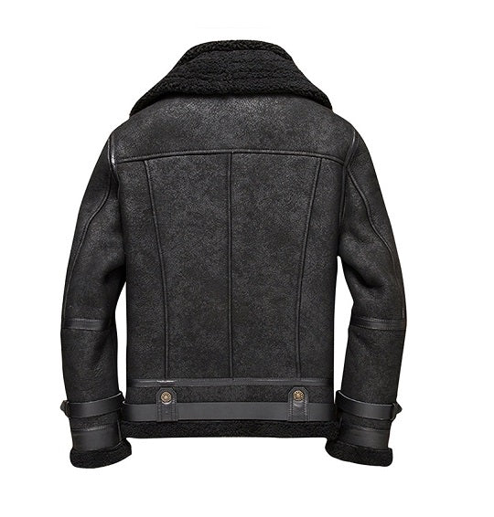Men’s Aviator Shearling Bomber Jacket | Buy Shearling Leather Jackets