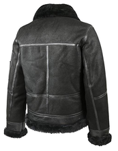 Load image into Gallery viewer, Mens Aviator B16 Sheepskin Shearling Jacket - Shearling leather
