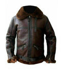 Aviator RAF Reddish Fur B3-Bomber Jacket - Shearling leather