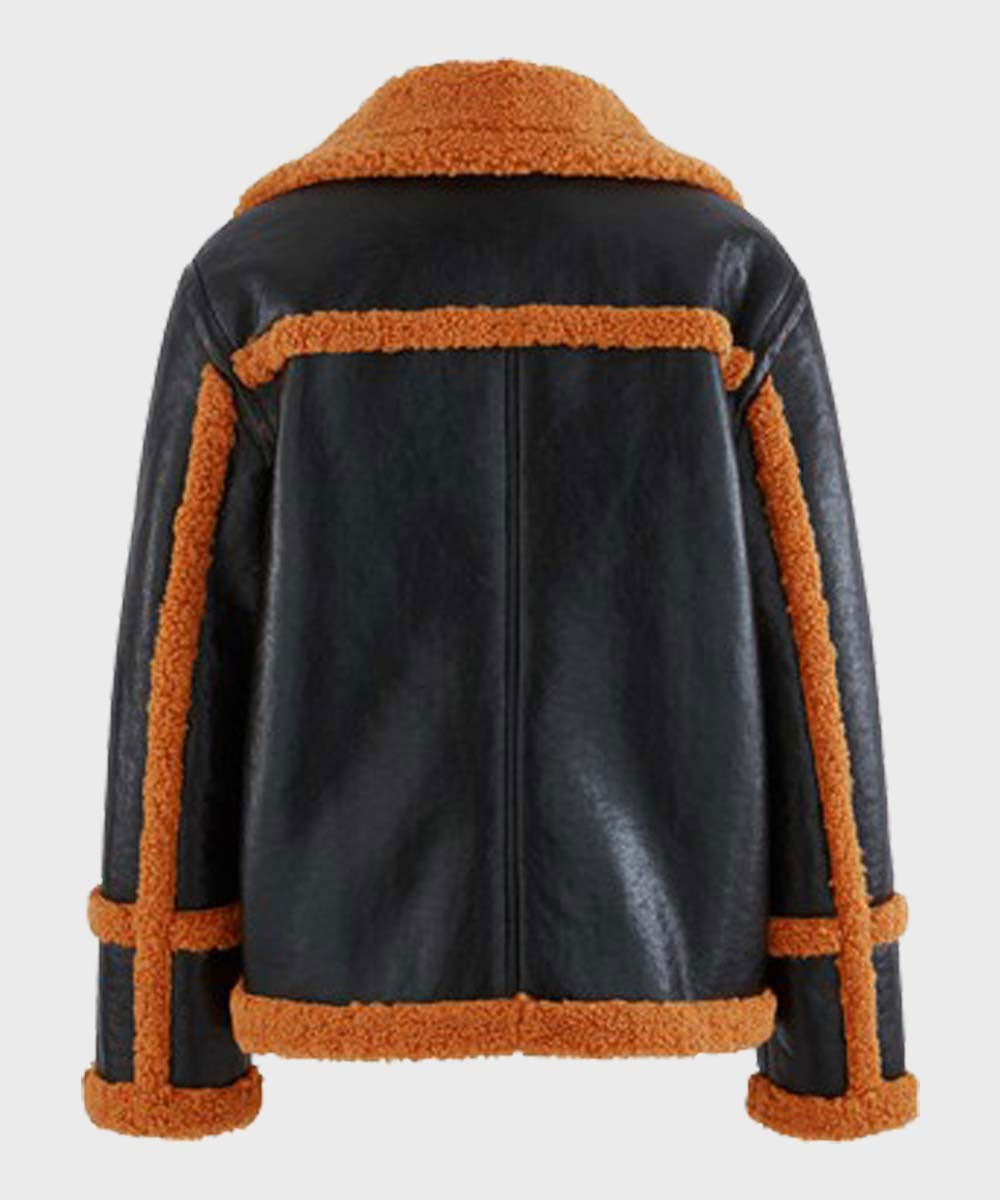 Mens Brown Shearling Sheepskin Leather Jacket | Buy Shearling Jackets