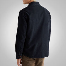 Load image into Gallery viewer, Mens Blue Cotton Blend Corduroy Jacket
