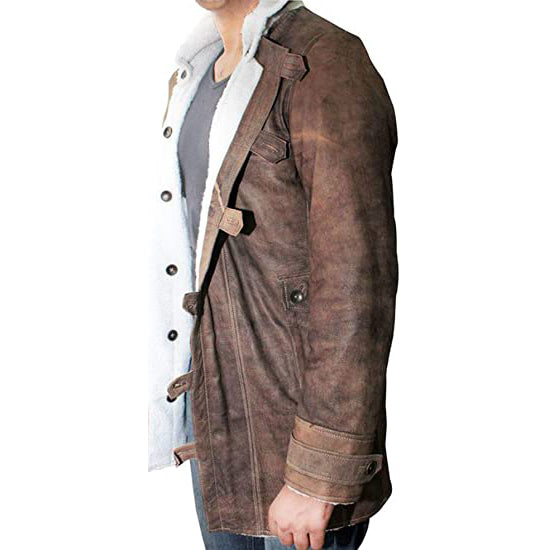 Mens Shearling Bomber Jacket 3
