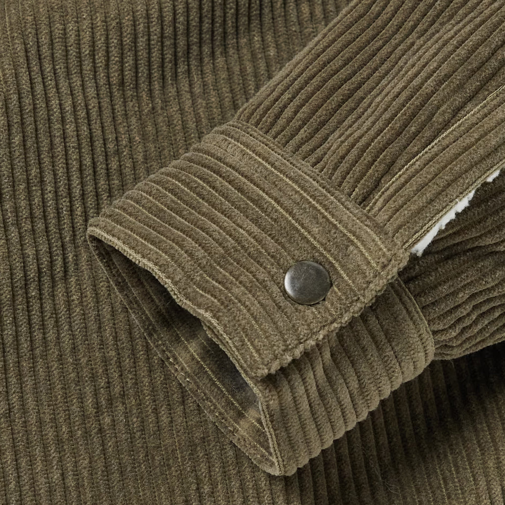 Men's Soft Shearling Corduroy Jacket