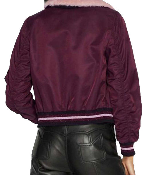 Betty Cooper Riverdale S04 Bomber Jacket - Shearling leather