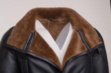 Load image into Gallery viewer, Real Shearling Coat inspired by Ryan Gosling&#39;s Blade Runner 2049 Trench Coat - Shearling leather
