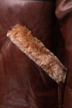 Load image into Gallery viewer, Esa Brown Bomber Sheepskin Shearling Jacket with large pockets - Shearling leather
