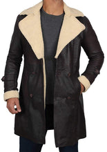 Load image into Gallery viewer, Superfly Beige Shearling Leather Coat
