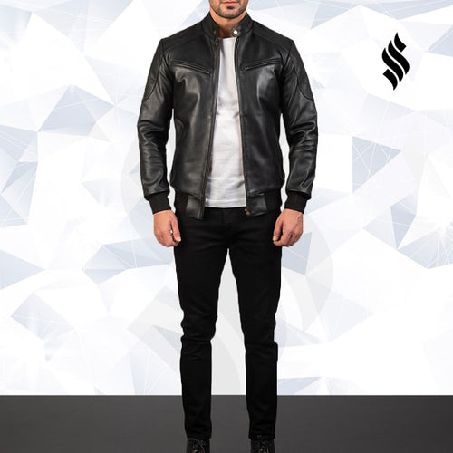 buy best shearling leather jackets, bomber leather jackets in low price