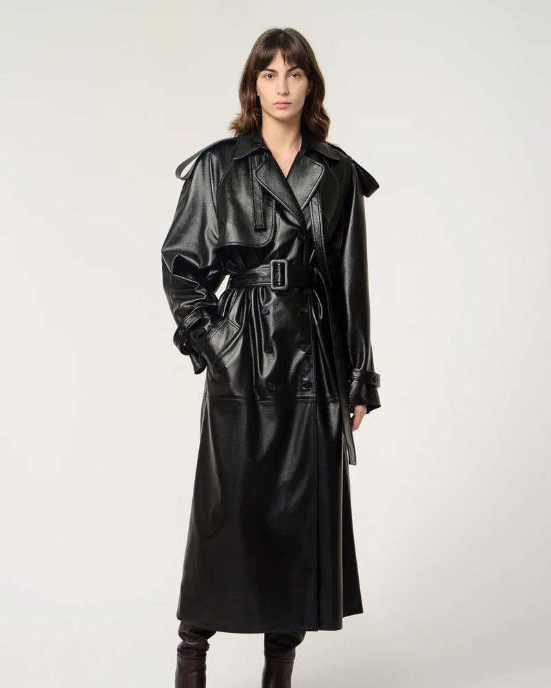 WomenBlackLeatherTrenchCoat2.