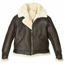 Load image into Gallery viewer, buy best shearling leather jackets, aviator leather jackets on sale
