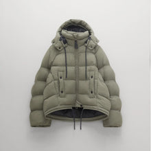 Load image into Gallery viewer, Women Dull Green Puffer Jacket
